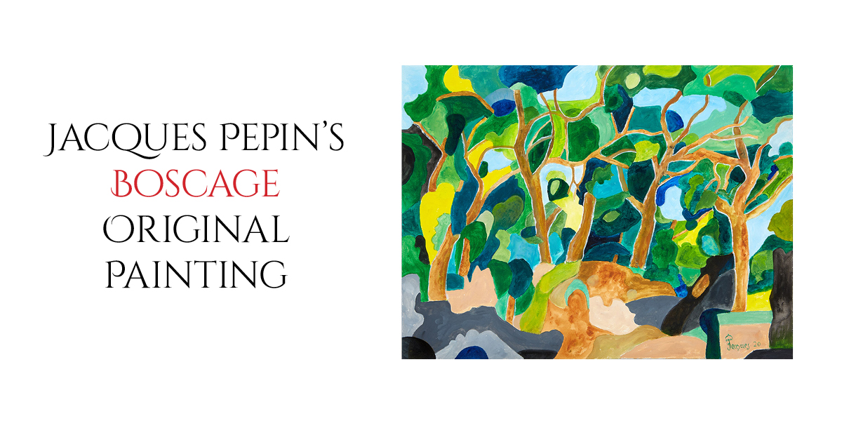“Boscage” is an Original Painting by Jacques Pepin
