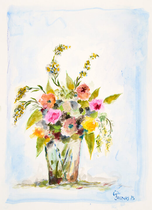Petit Bouquet Original Painting by Jacques Pepin