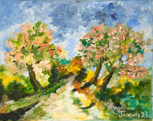 Road in the Sun Original Painting by Jacques Pepin