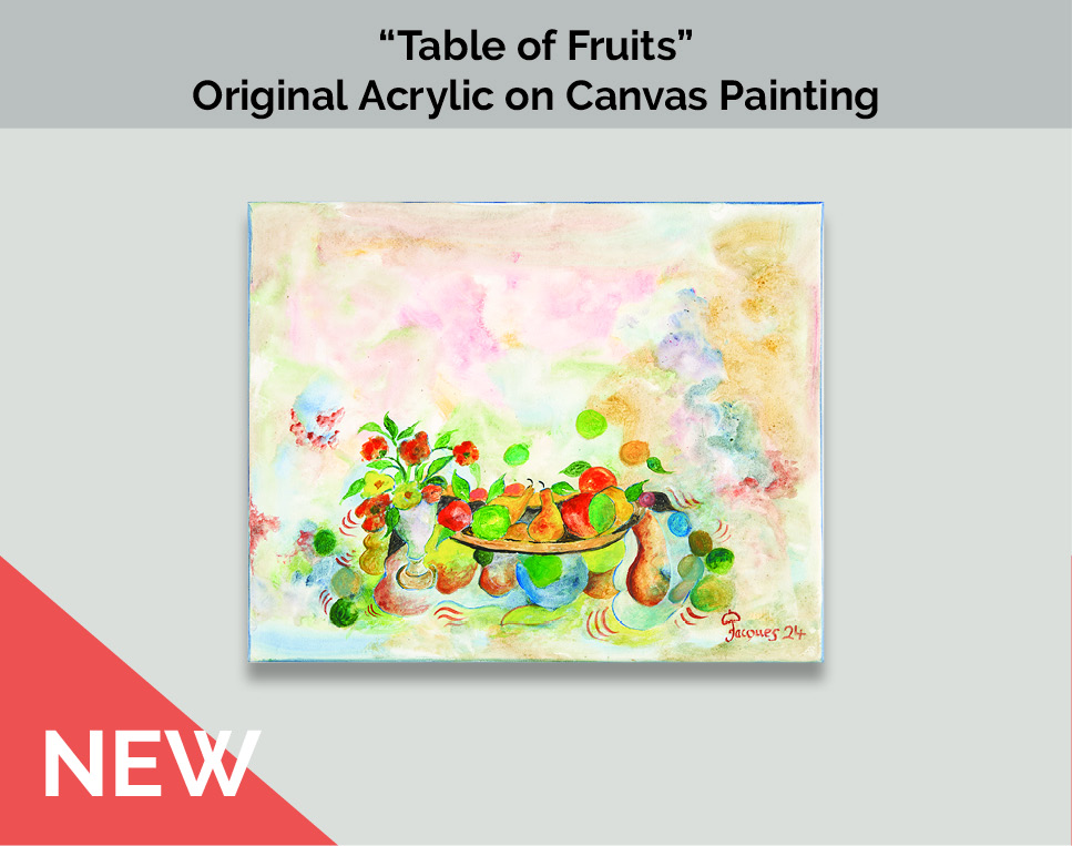 A New Original Painting by Chef and Artist Jacques Pépin