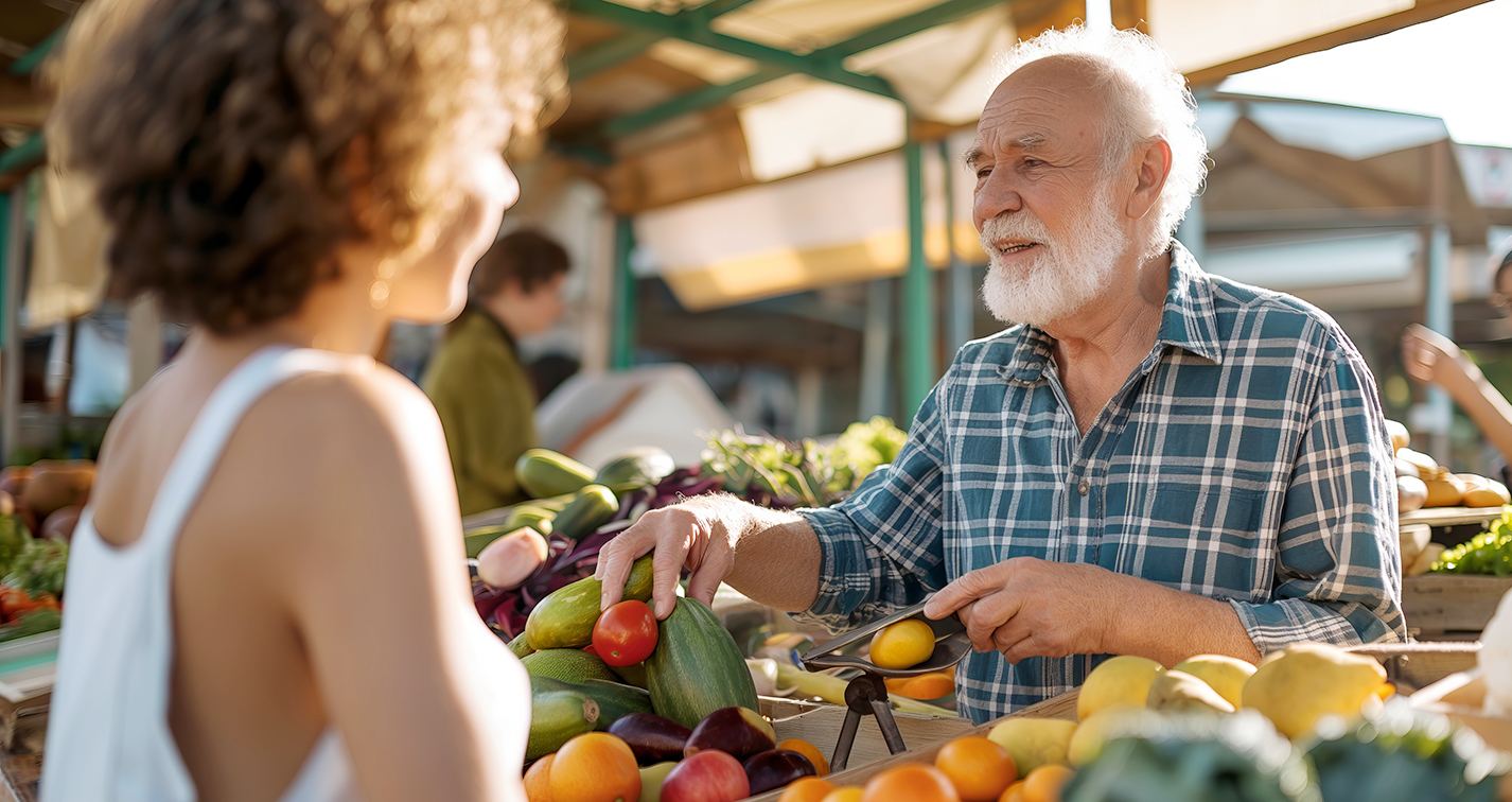 A Typical Farmers’ Market in Bourg-en-Bresse, France, Hometown of Jacques Pépin