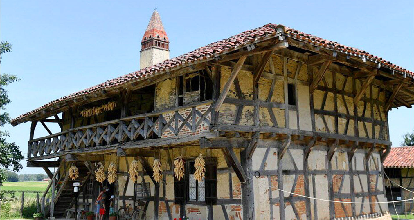 One of the Uniquely-Styled Farmhouses of Bourg-en-Bresse, France, Hometown of Jacques Pépin