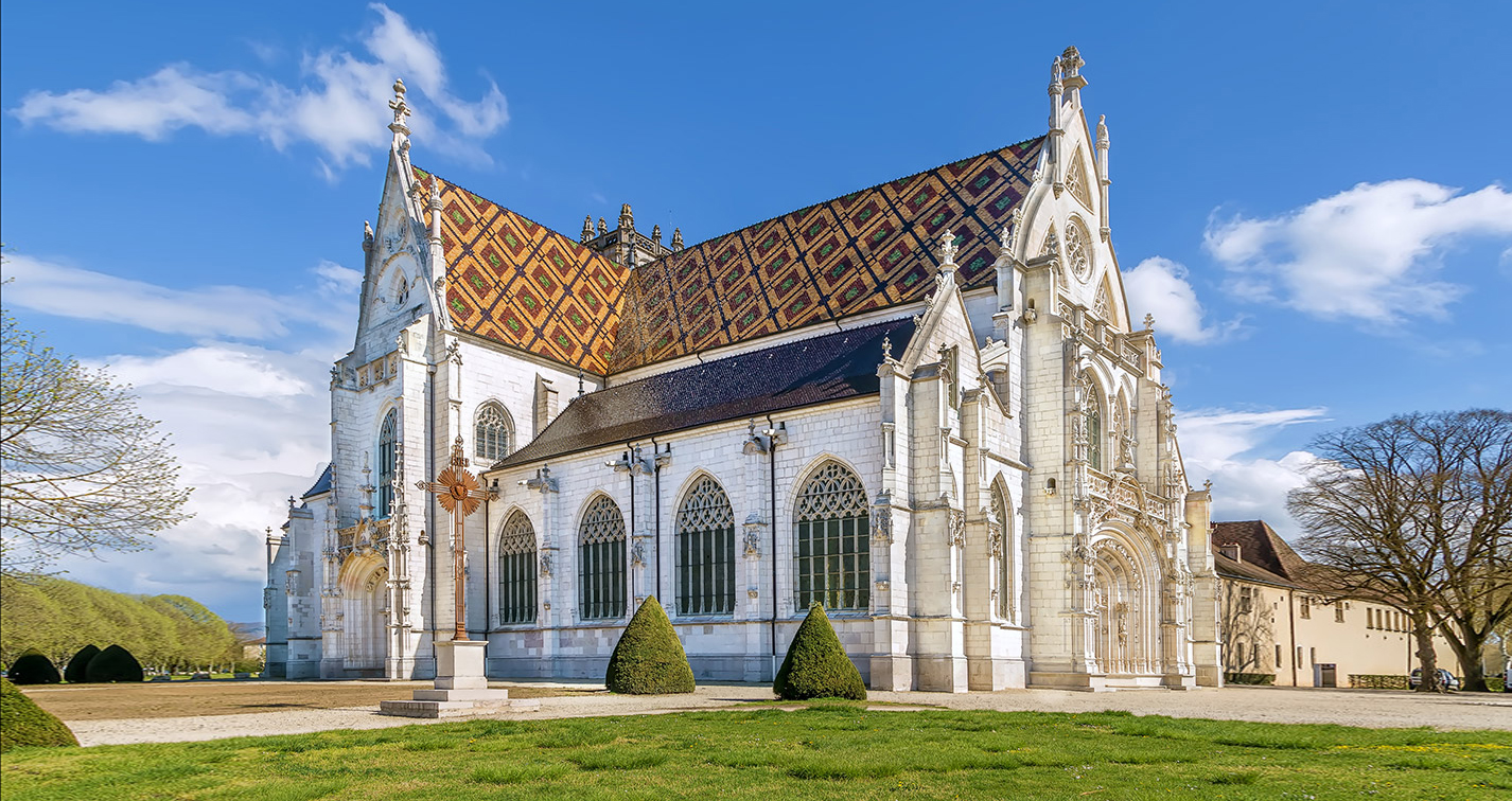 The Royal Monastery of Brou in Bourg-en-Bresse, France, Hometown of Jacques Pépin