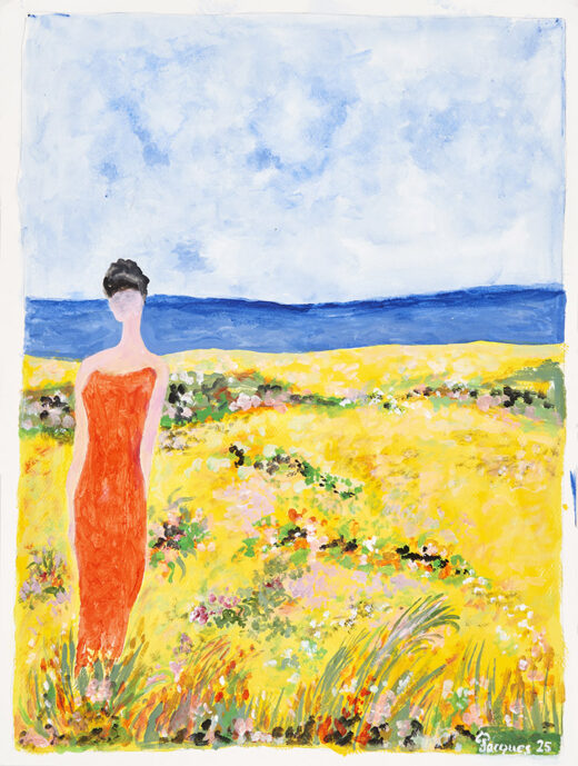 Jacques Pépin’s Original Artwork “Alone by the Sea”