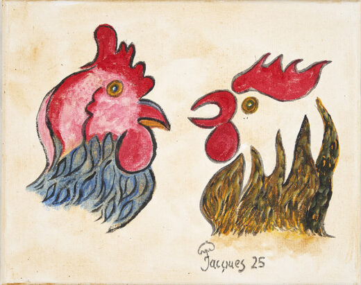 Jacques Pépin’s Original Artwork “Chix Depiction No. 2”