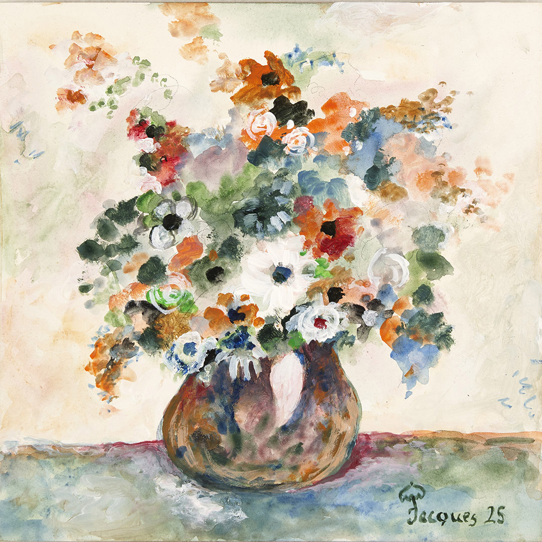 “Summer Bouquet” original painting by Jacques Pépin