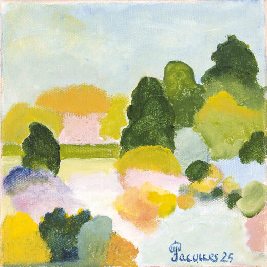 Jacques Pepin’s New Miniature Landscape Original Painting