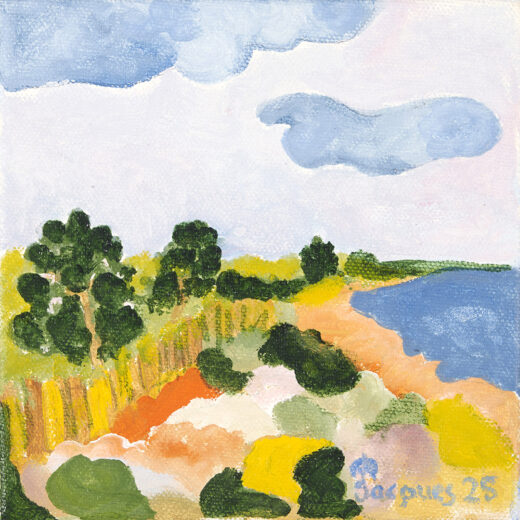 Jacques Pepin’s New Miniature Landscape Original Painting