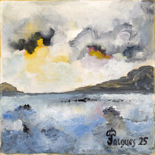 Jacques Pepin’s New Miniature Landscape Original Painting