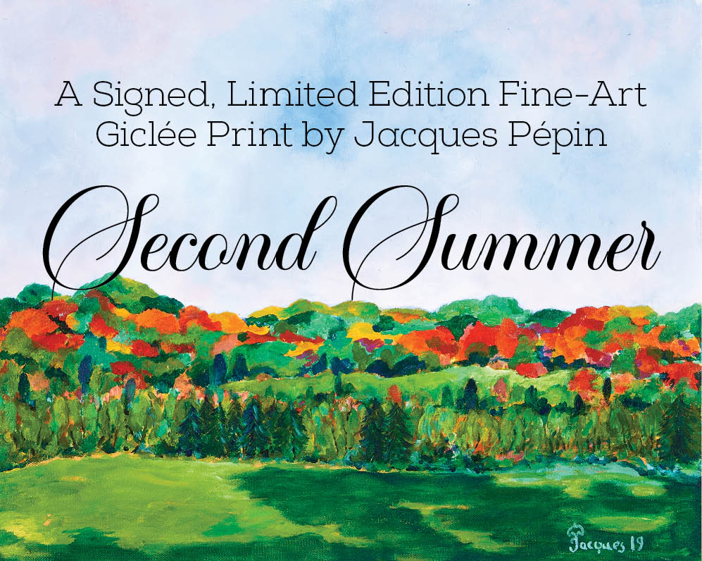 “Second Summer” Jacques Pépin Signed Limited Edition Giclée Print