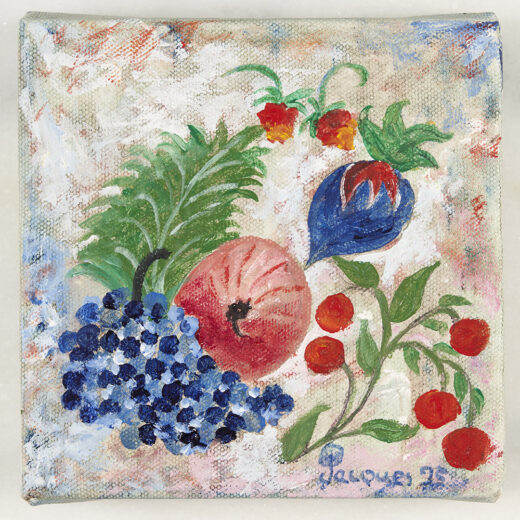 “Fruits” Jacques Pepin Original Painting