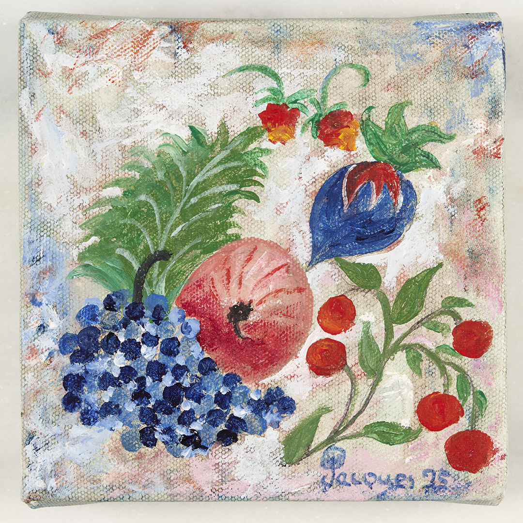 “Fruits” Jacques Pepin Original Painting