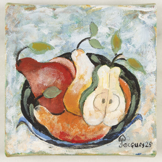 “Poires” Jacques Pepin Original Painting