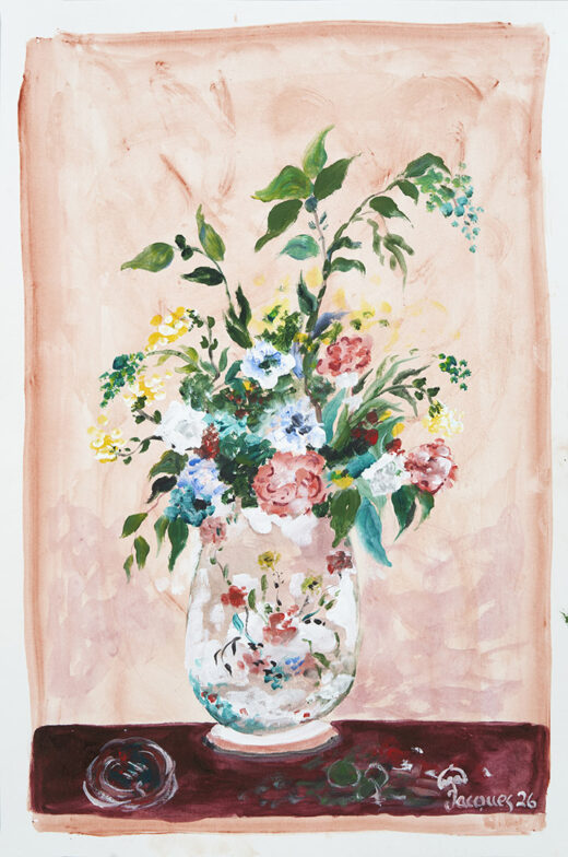 “Grand Bouquet” Original Painting by Jacques Pépin