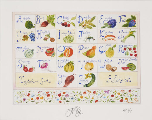 Jacques Pépin “Alphabet” Limited Edition Artist’s Proof