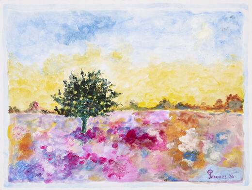 “Jumble of Color” Original Painting by Jacques Pépin