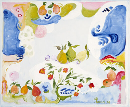 Jacques Pépin “Fruit and Flowers” Original Painting