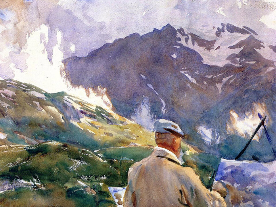 John-Singer-Sargent-Artist-in-the-Simplon