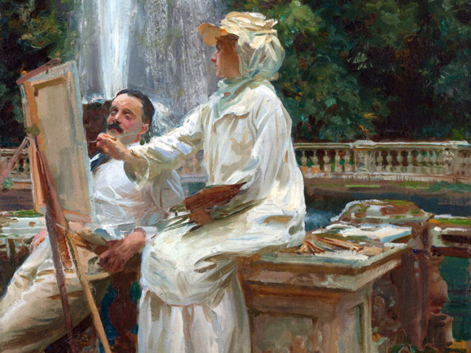 John-Singer-Sargent-The-Fountain-Villa-Torlonia-Frascati-Italy-1