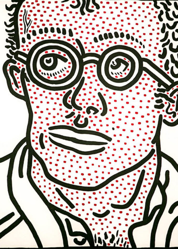 Keith-Haring-Self-Portrait-1