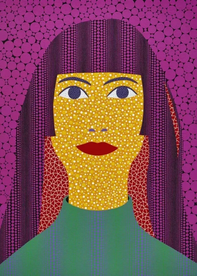 Yayoi-Kusama-Self-Portrait-B