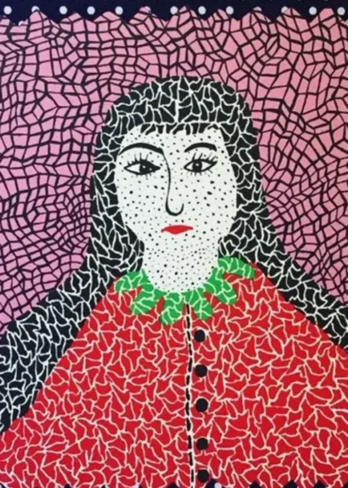 Yayoi-Kusama-Self-Portrait-B