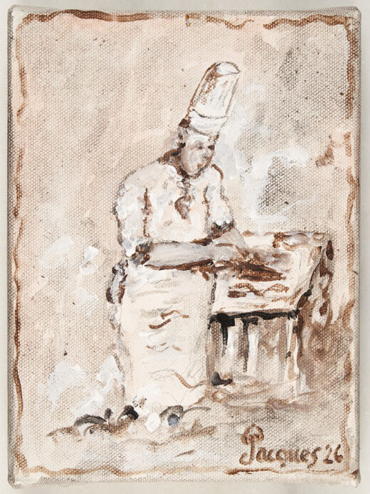 “Le Chef” Original Painting by Jacques Pepin