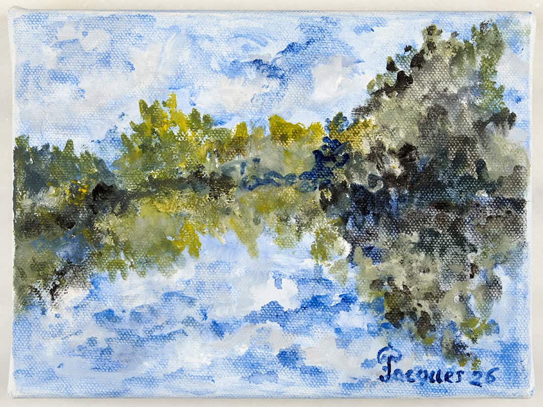 “Reflection 3” Original Painting by Jacques Pepin